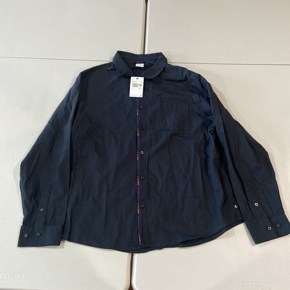 Nike SB Skateboarding Button Up Shirt Jacket Black Long Sleeve DH2660 Men 2X NWT